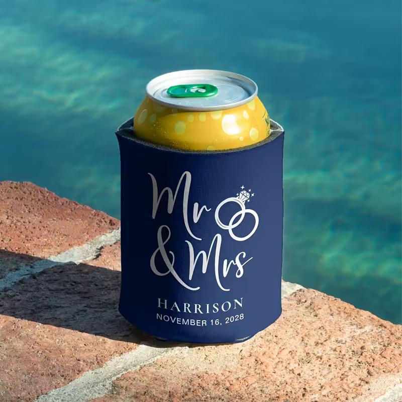 Personalized Can Cooler: Custom Party Favors