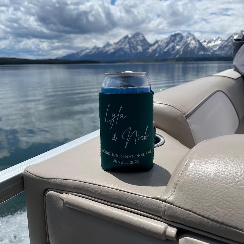 Personalized Can Cooler: Custom Party Favors