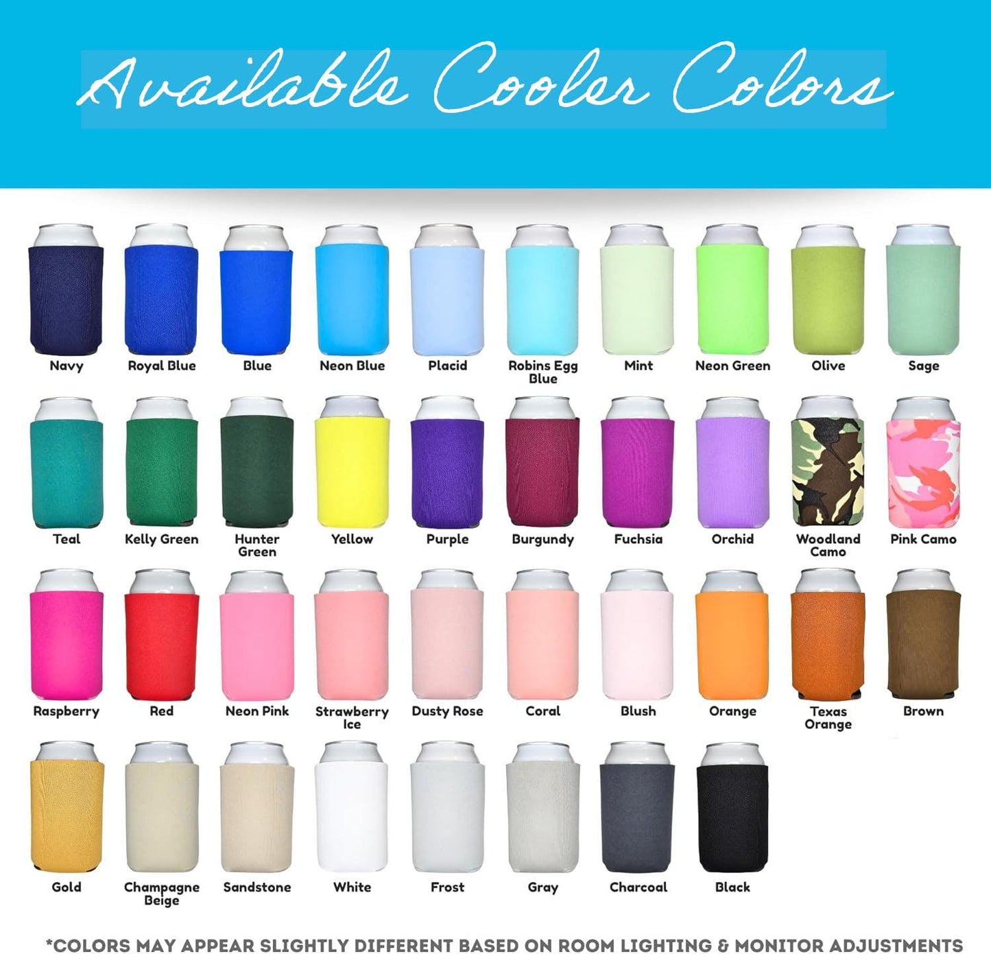 Personalized Can Cooler: Custom Party Favors